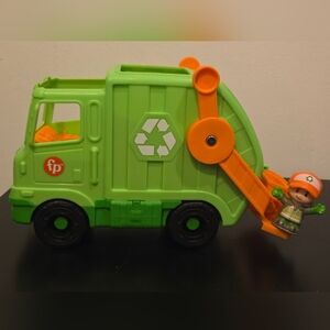 Little People Green Recycle Truck